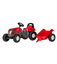 Traktors ar pedāļiem un piekabi Rolly Kid Valtra 012527 (2,5-5 gadiem ) Vācija